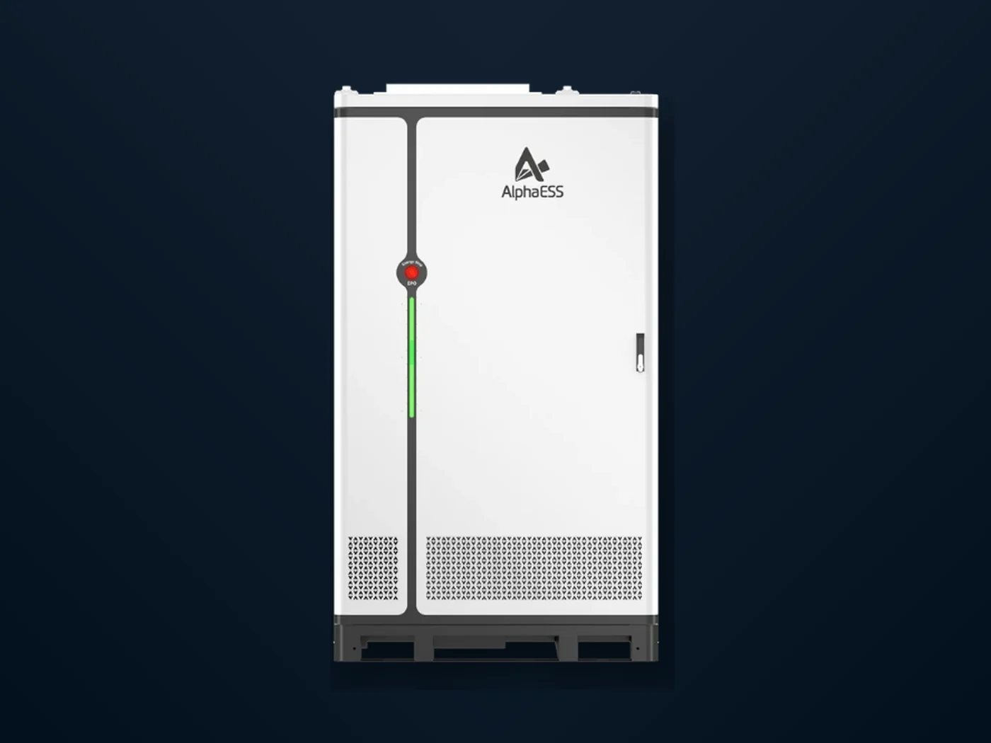 STORION-LC-TB150 — front view of the cabinet on a base frame